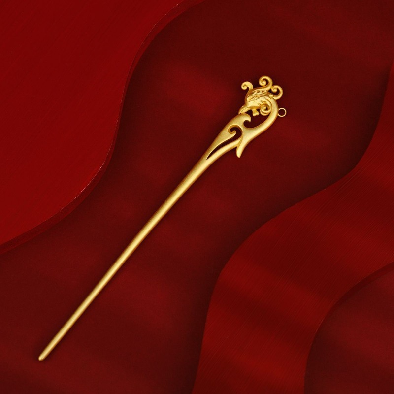 Ethnic Fashion Shoot - Ancient Fine Craftsmanship Phoenix Hair Ornament