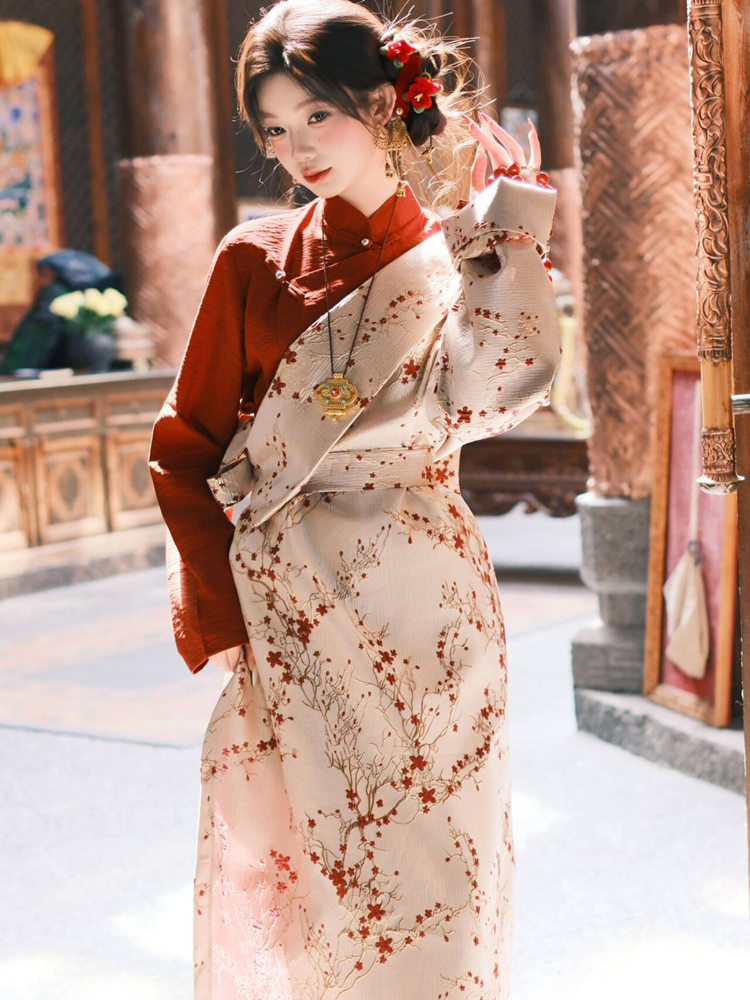 Ethnic Fashion Shoot - New Style Tibetan Costume Dance Photography