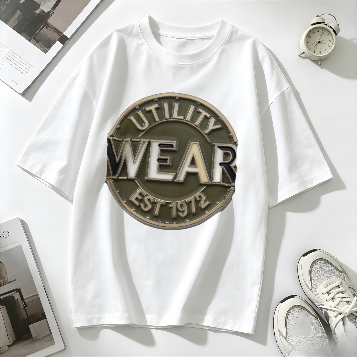 Urban Ethnic Fashion - T Shirts Autumn Green Textile Choice