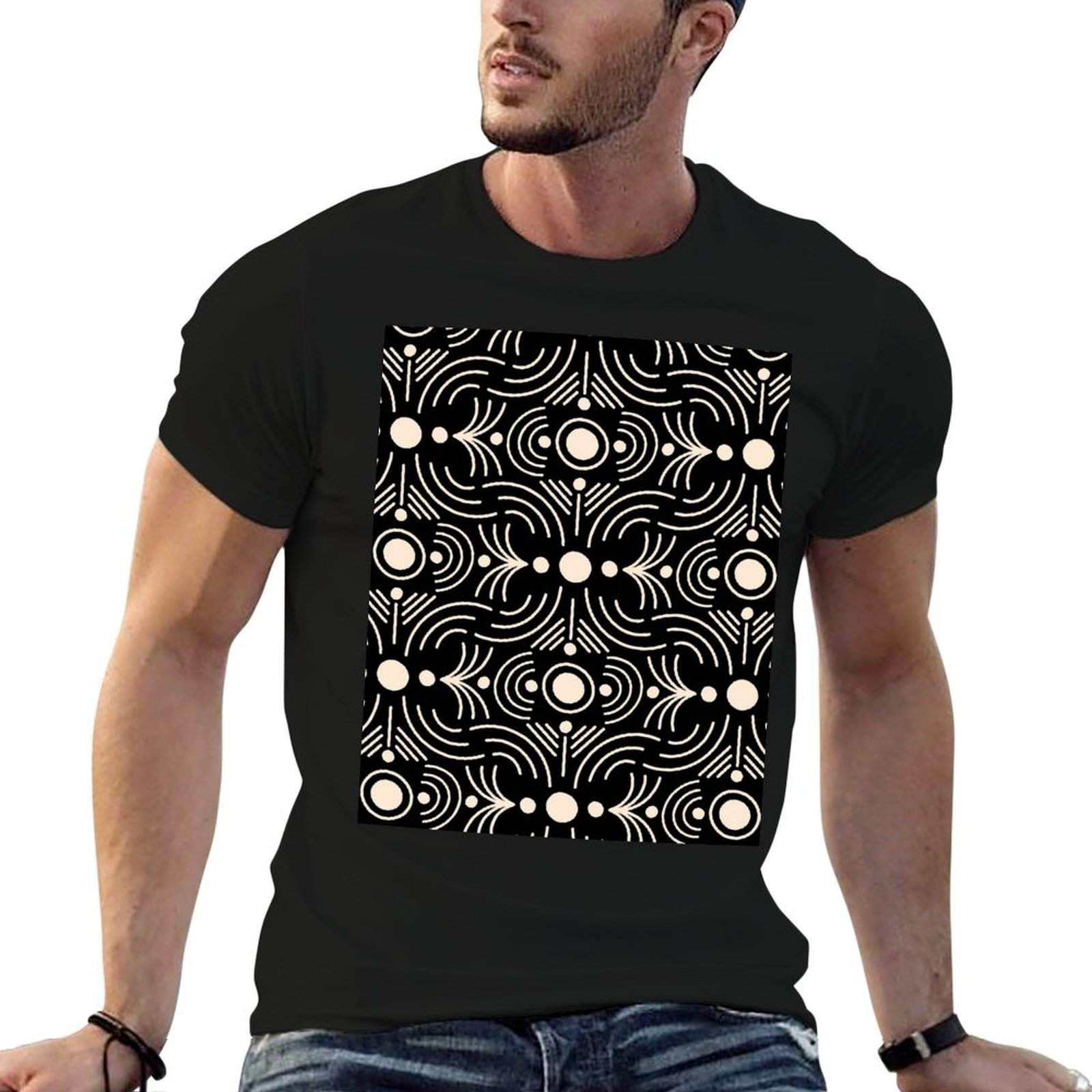 Mudcloth Print Top - Boho Mud Cloth - Geometric Abstract