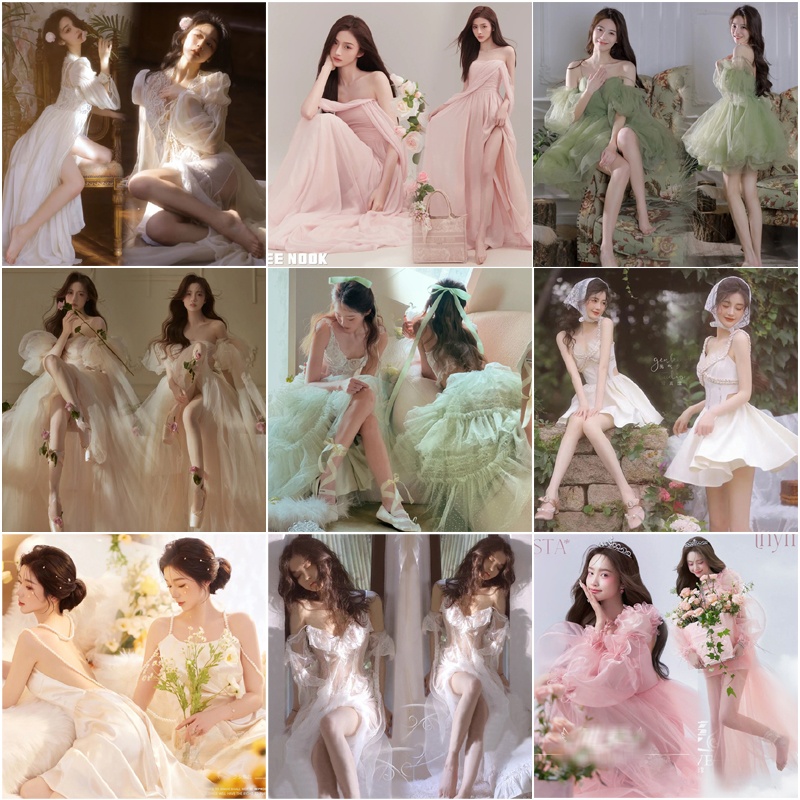 Ethnic Fashion Shoot - Sweet Atmosphere Spring Korean Style Photography
