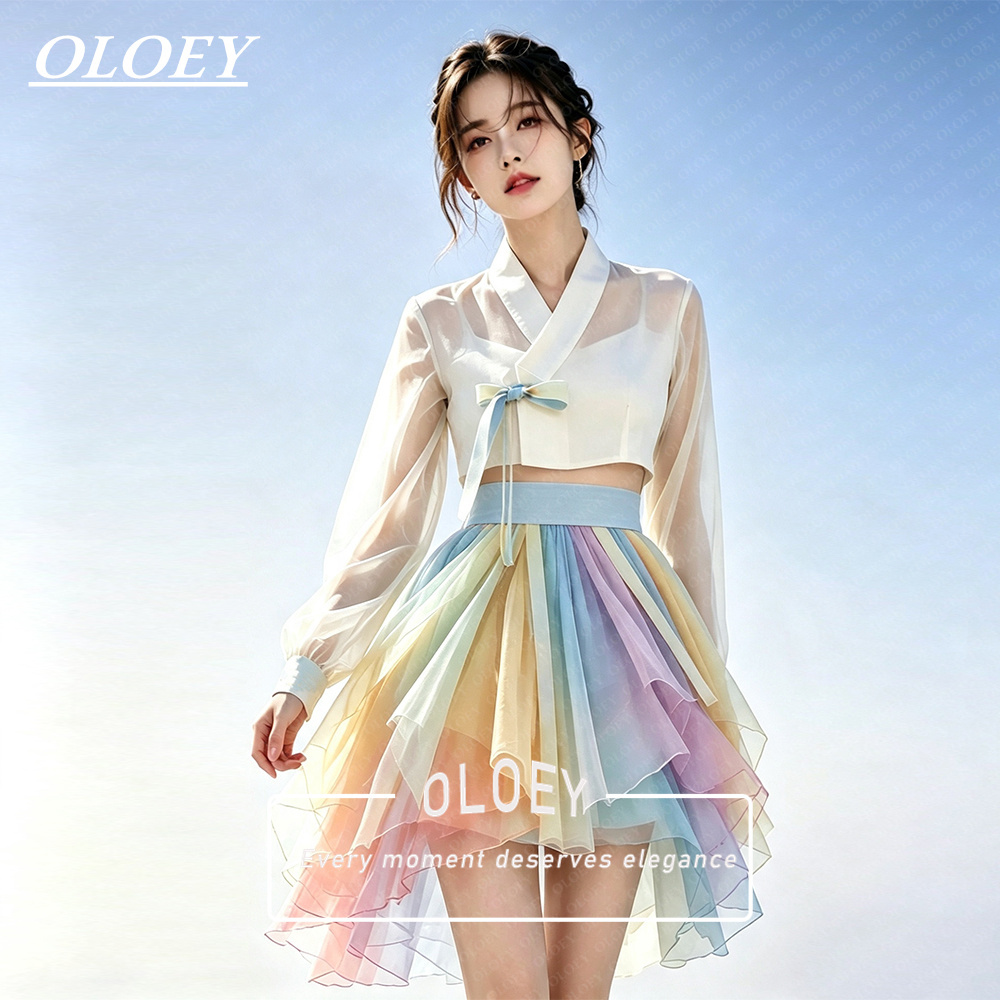 Hanbok Modern Set - OLOEY Modern 3 PCS Short Concert
