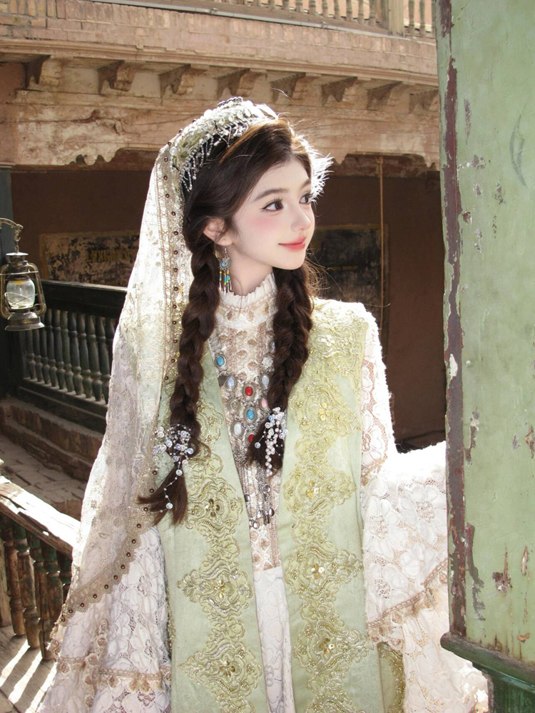 Ethnic Fashion Shoot - Princess Style Ethnic Uygur Costume Photography