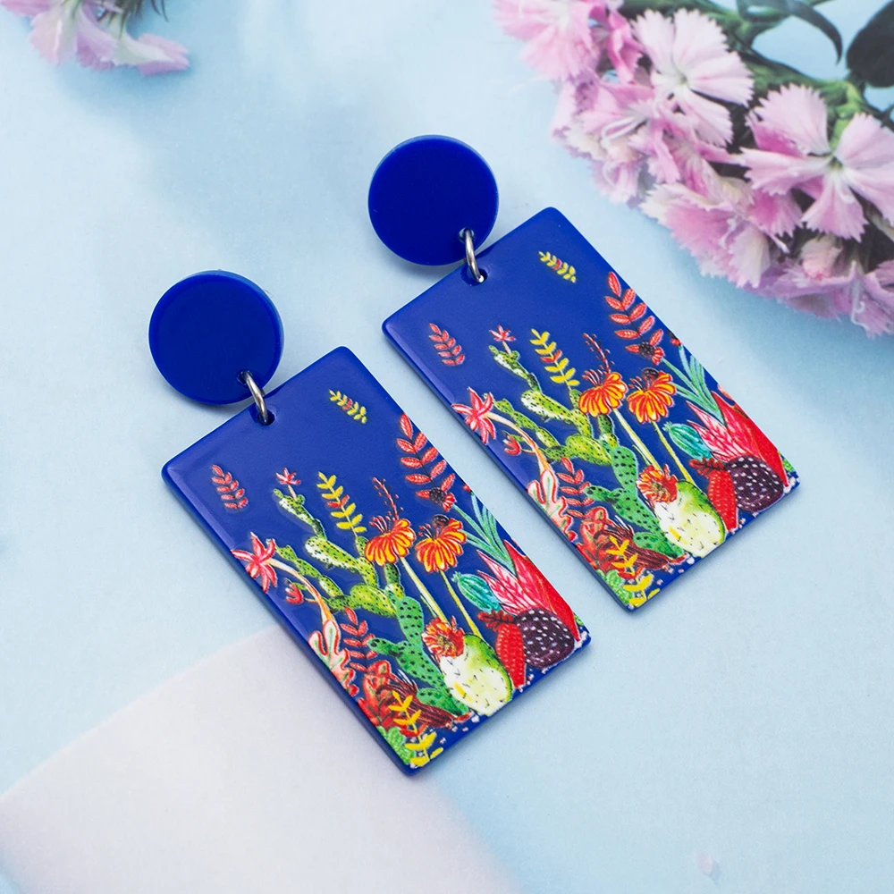New Cactus Leaf Relievo Print  - Ethnic Fashion Trends 2026 评论和价格