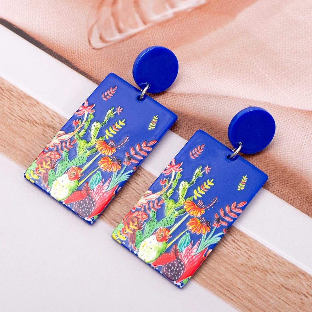 New Cactus Leaf Relievo Print  - Ethnic Fashion Trends 2026 评论和价格