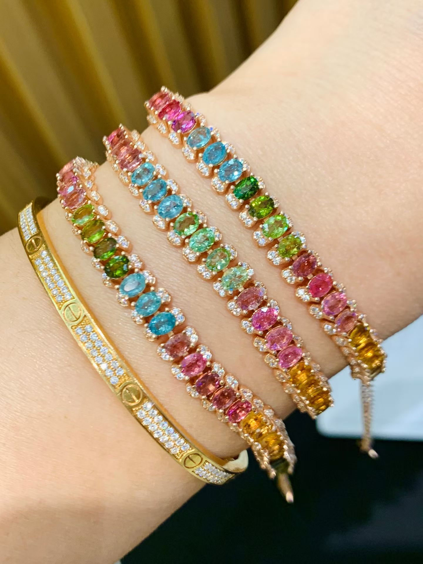 925 Silver Plated 18K Gold Nat - Ethnic Fashion Boutique 评论和价格