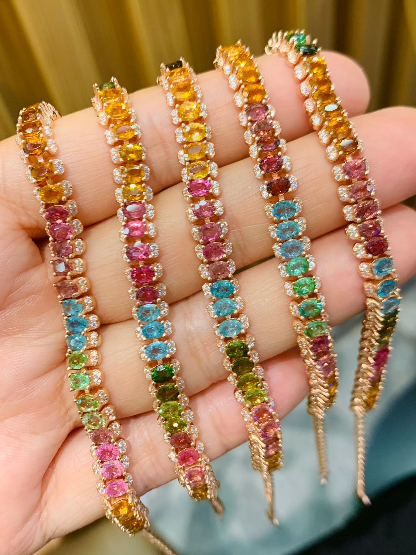 925 Silver Plated 18K Gold Nat - Ethnic Fashion Boutique 评论和价格