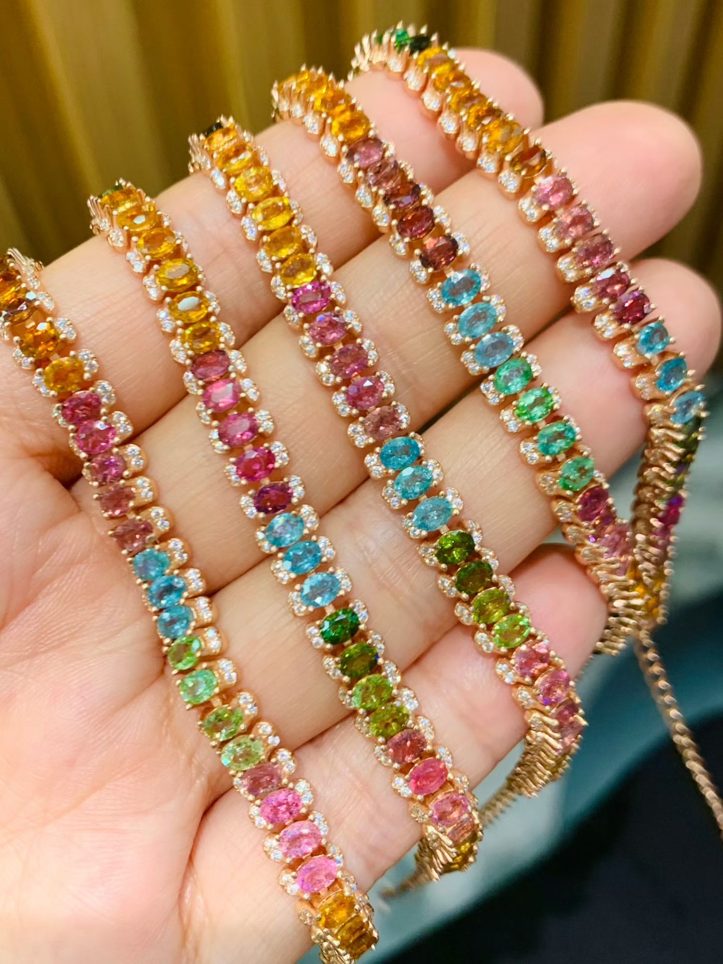 925 Silver Plated 18K Gold Nat - Ethnic Fashion Boutique 评论和价格