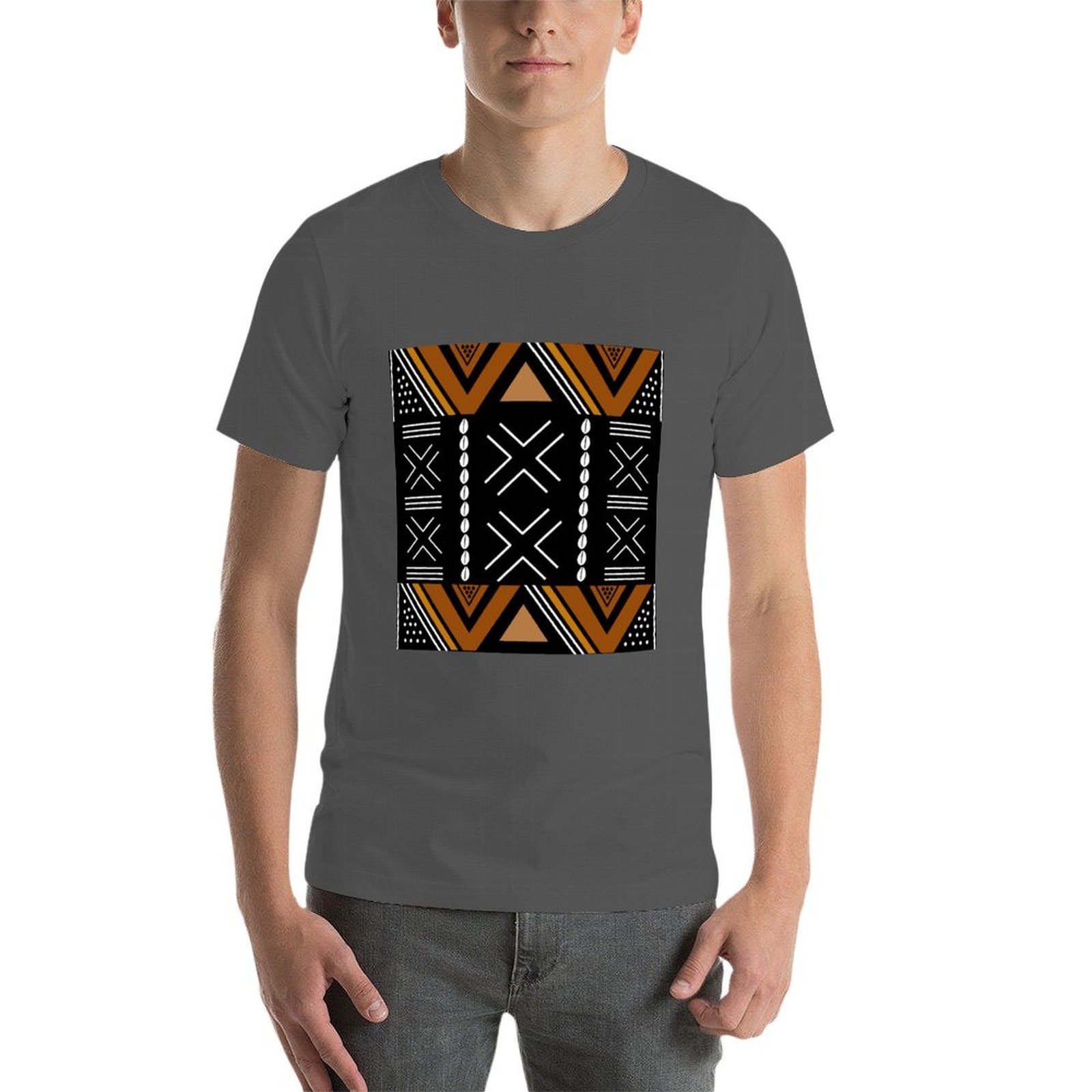 African Mud Cloth Bogolan Desi - Mudcloth Print Top 评论和价格