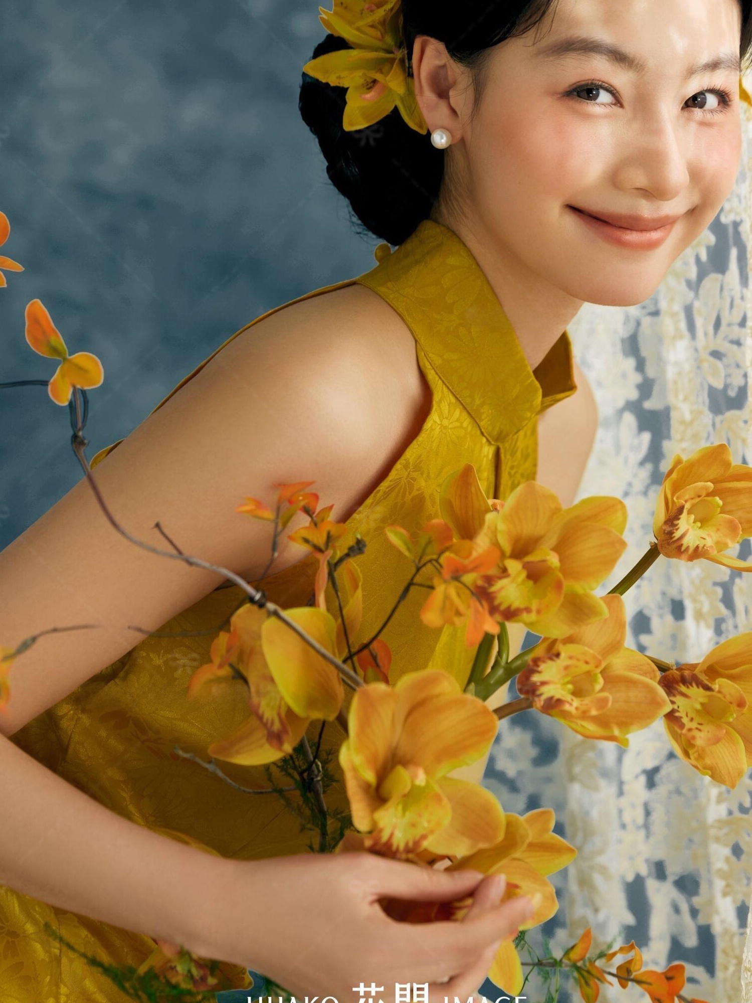 Yellow  Photography Costume Ch - Ethnic Fashion Shoot 评论和价格