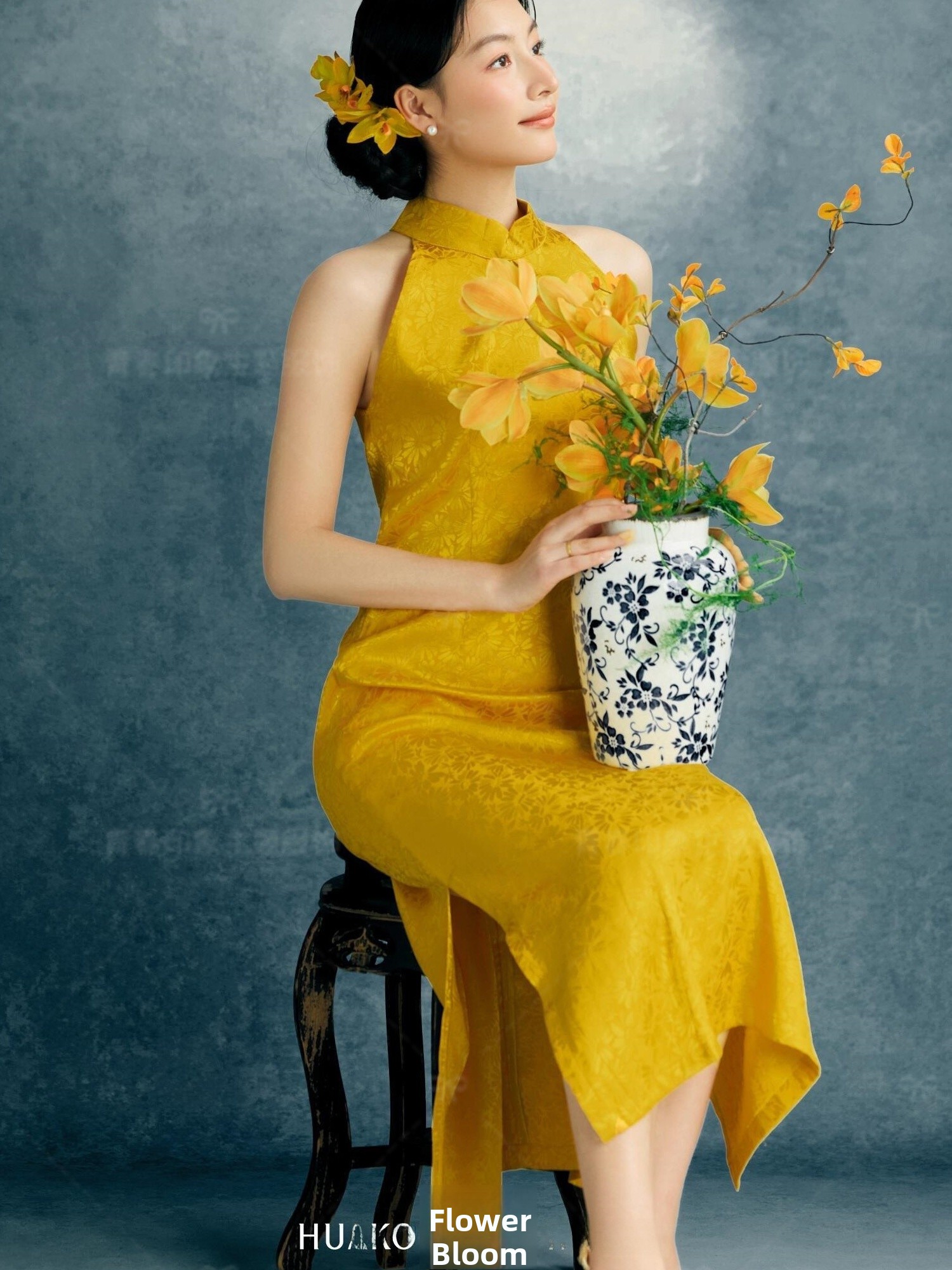 Yellow  Photography Costume Ch - Ethnic Fashion Shoot 评论和价格