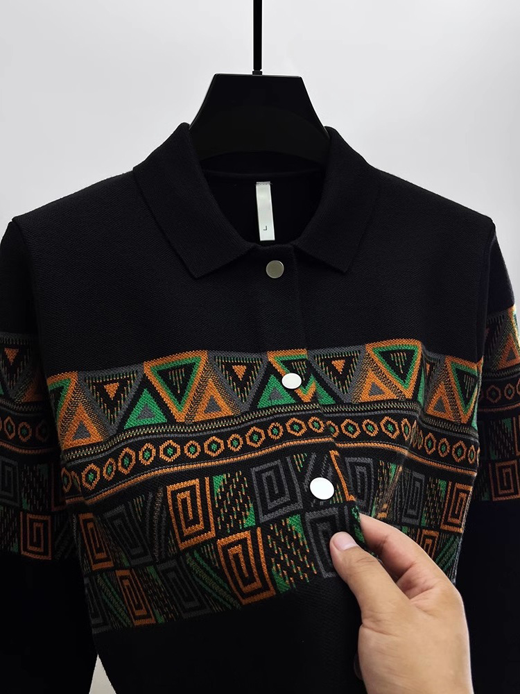 Fashionable Men's Knitted Card - Urban Ethnic Fashion 评论和价格