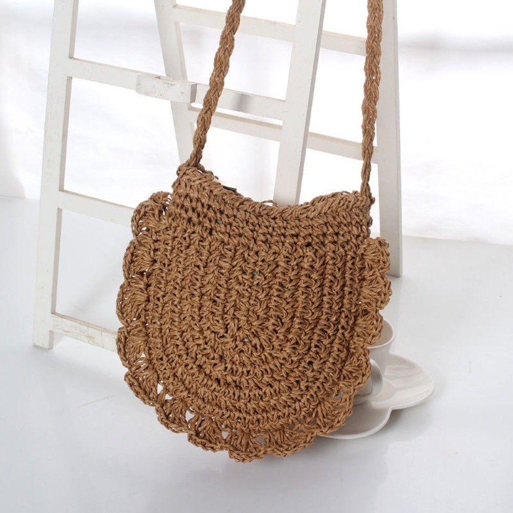 Trend Versatile Straw Woven Ha - Ethnic Fashion Trend 评论和价格
