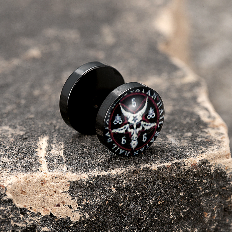 Earrings Retro Ethnic Round Ca - Men'S Ethnic Fashion Trends 评论和价格