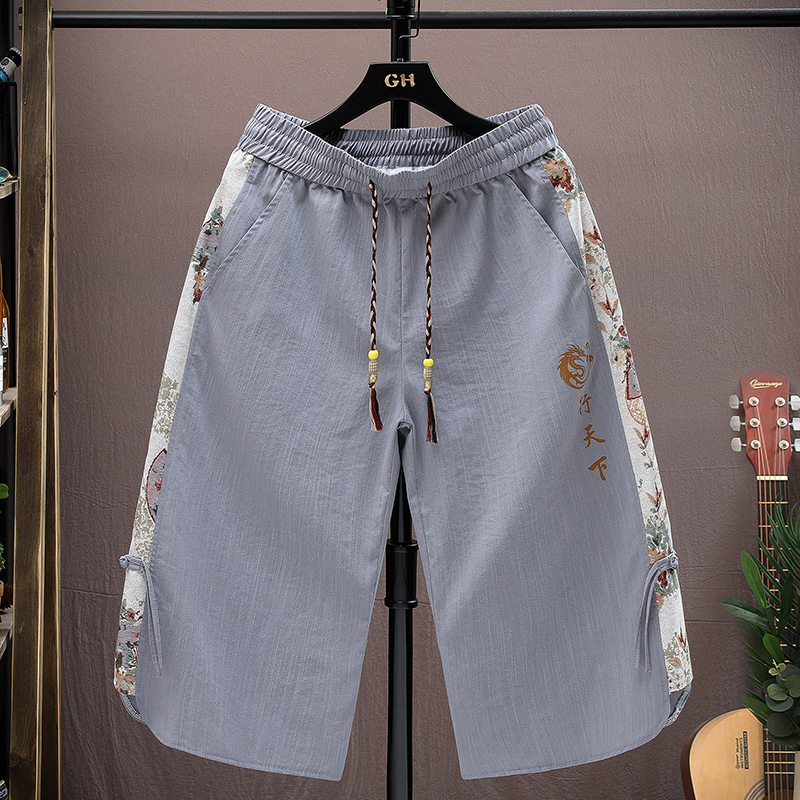 Ice Silk Casual Shorts Men's S - Urban Ethnic Fashion 评论和价格