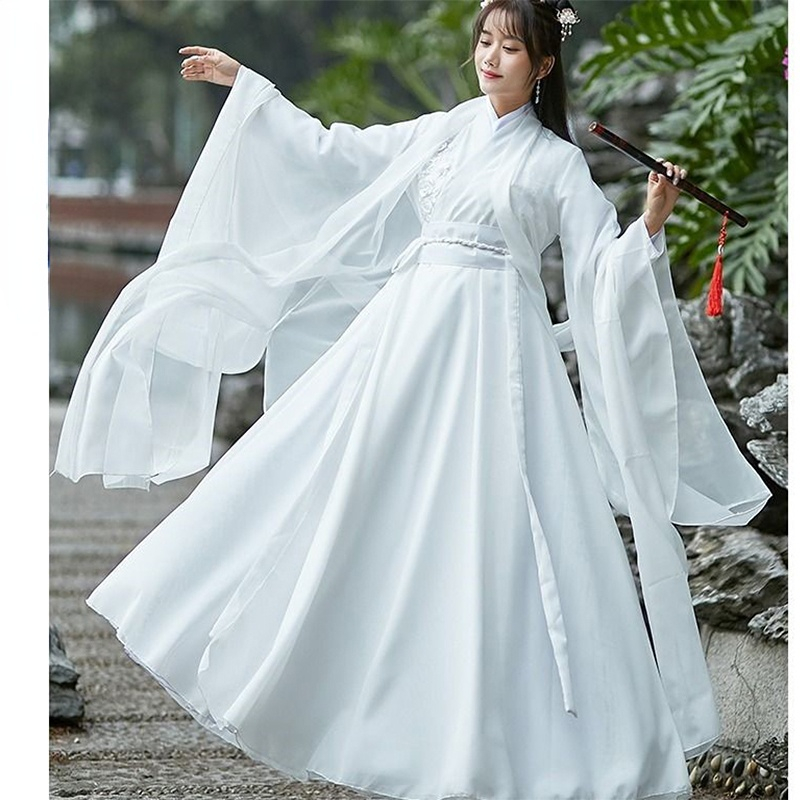 Modern Hanfu Woman Chinese Tra - Hanbok Modern Set 评论和价格