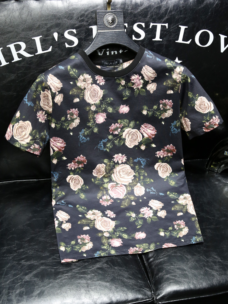 Fashionable Short Sleeve T-Shi - Urban Ethnic Fashion 评论和价格