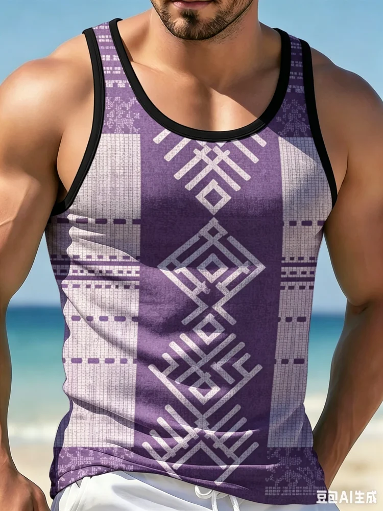 Vintage Ethnic Geometric Triba - Men'S Ethnic Fashion Trends 评论和价格