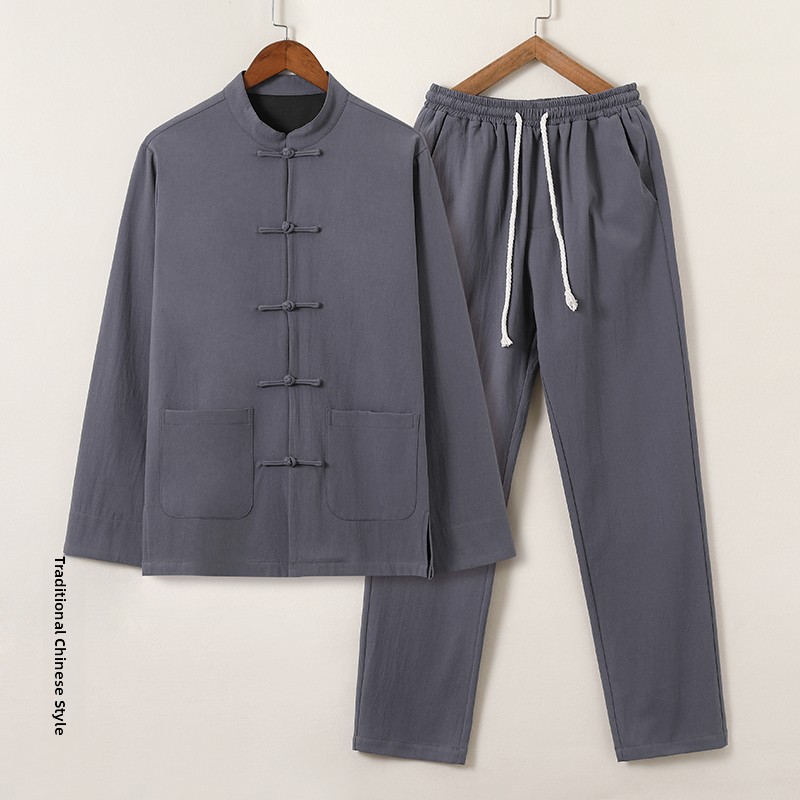 Chinese Style Cotton Linen Lon - Urban Ethnic Fashion 评论和价格