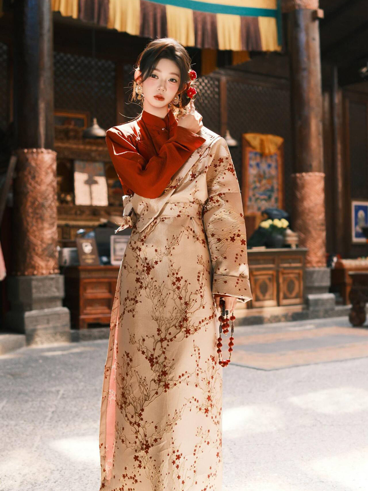 New Style Tibetan Costume Danc - Ethnic Fashion Shoot 评论和价格