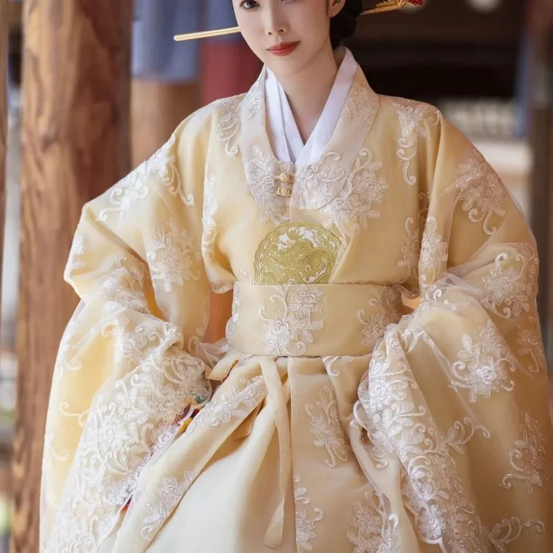 ellow Korean Clothes Women Tra - Hanbok Modern Set 评论和价格
