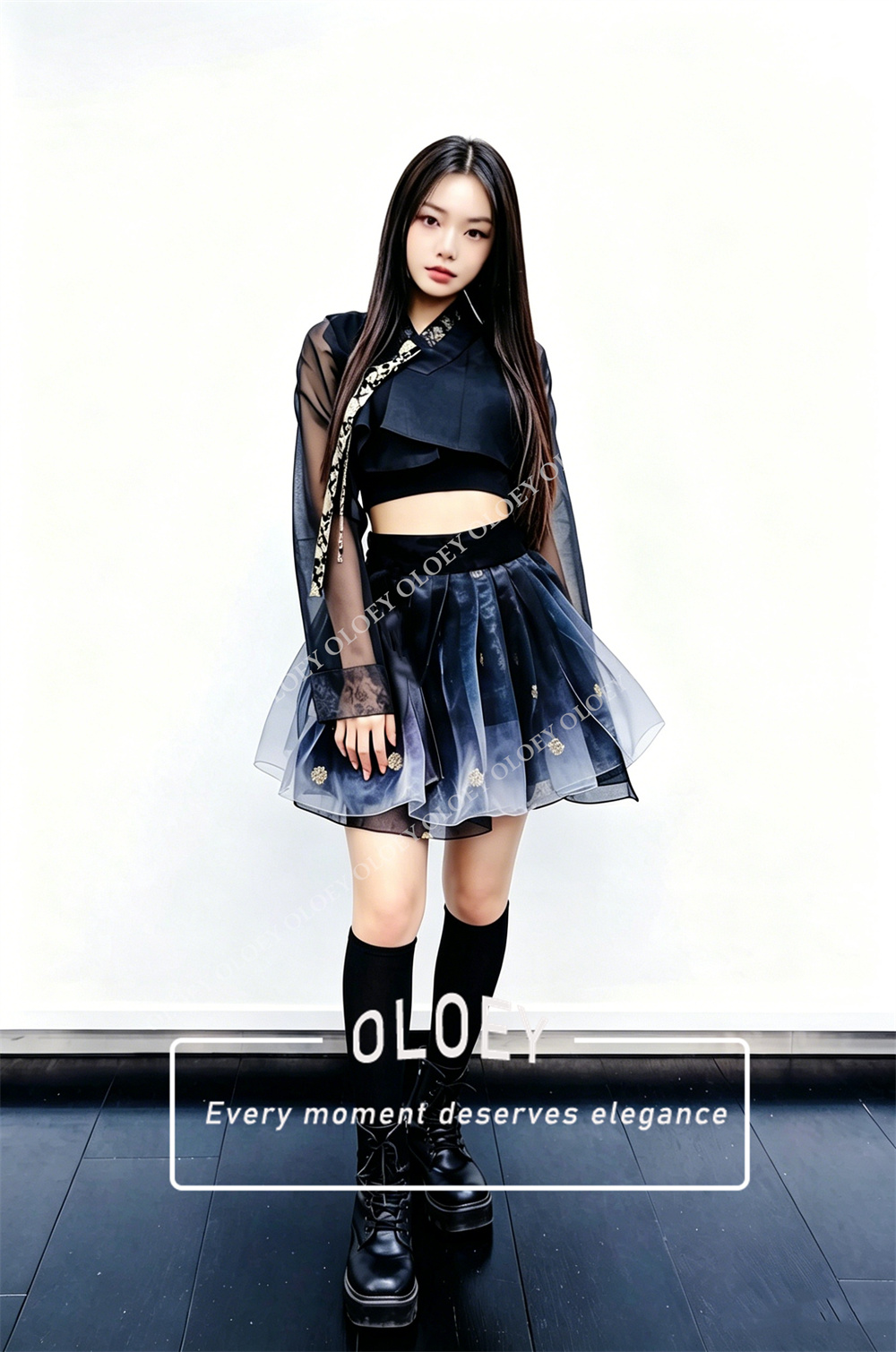 OLOEY Vintage Contrast Color S - Hanbok Modern Set 评论和价格