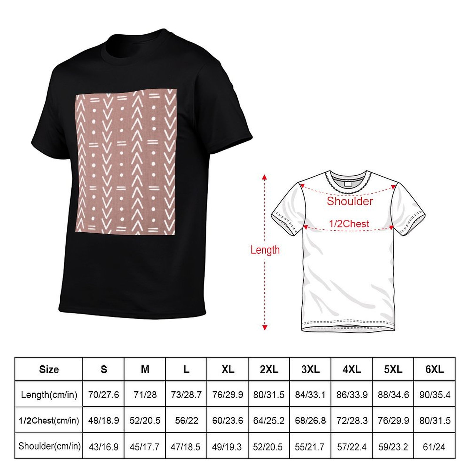 Mudcloth White Geometric Shape - Mudcloth Print Top 评论和价格