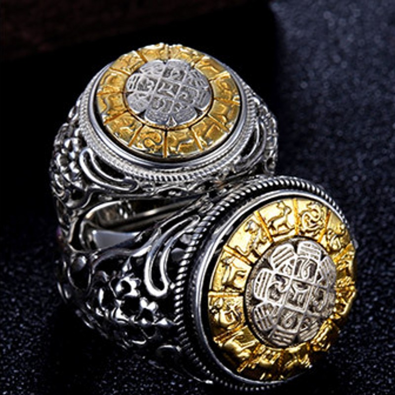 BOCAI New S925 Silver Exaggera - Men'S Ethnic Fashion Trends 评论和价格