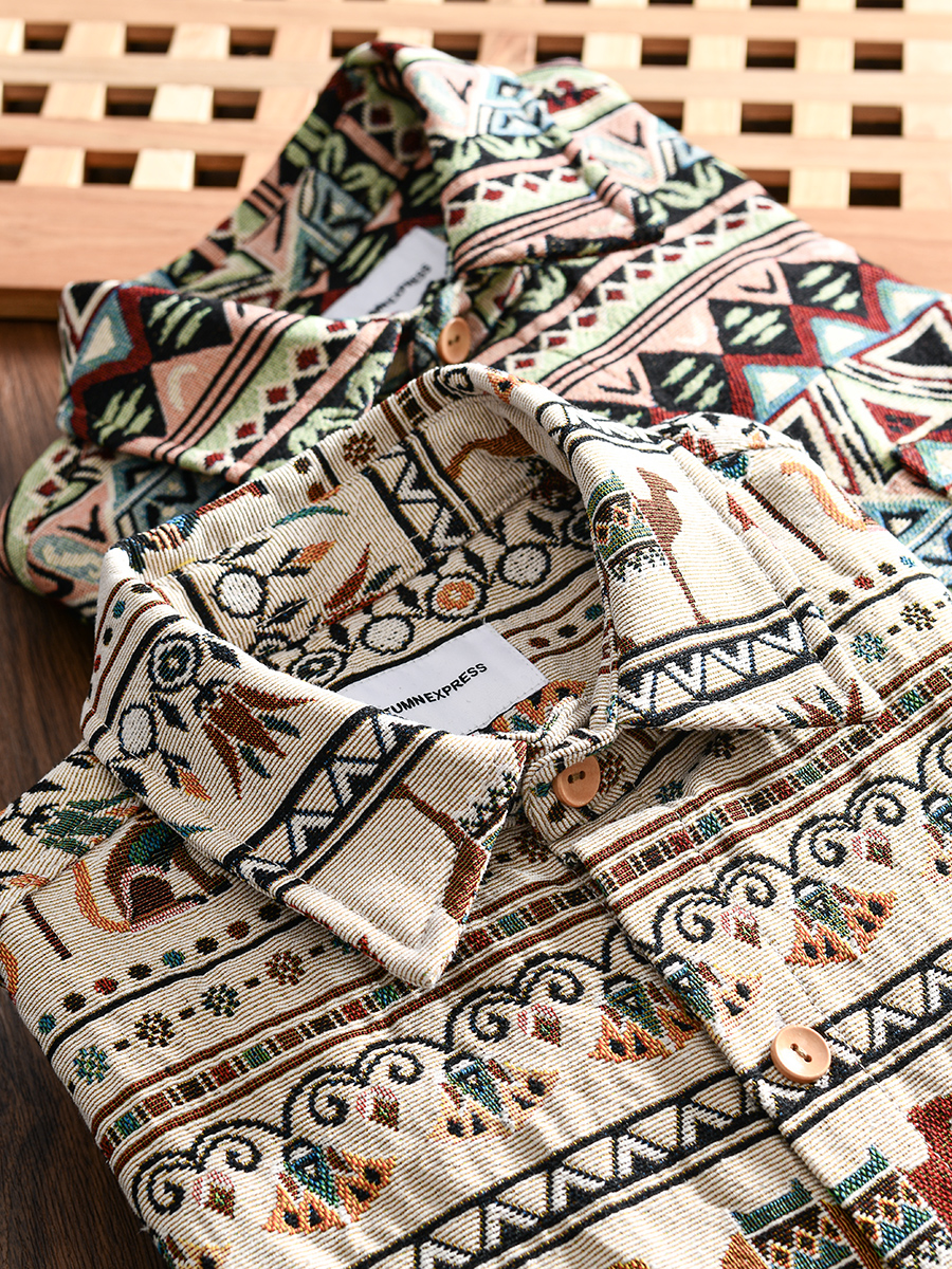  Thickened Collared Men's Shir - Urban Ethnic Fashion 评论和价格