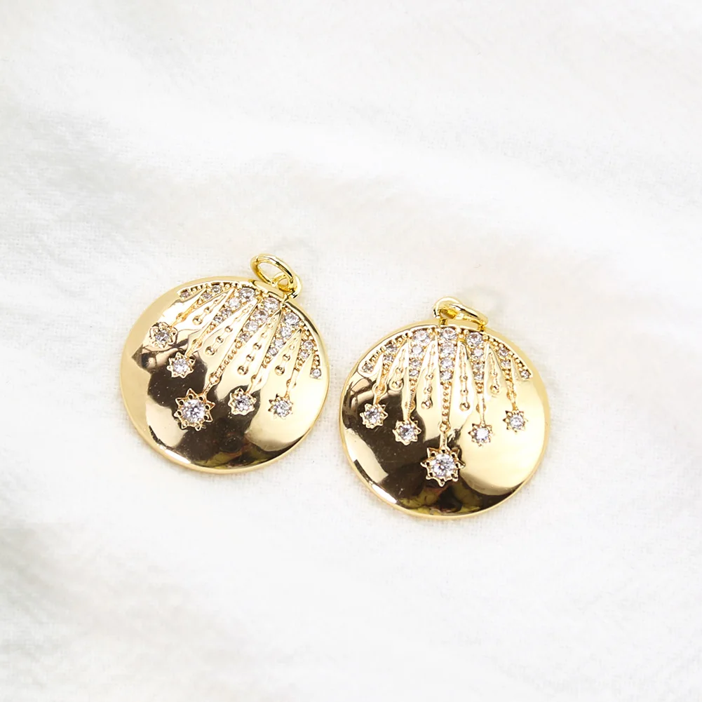 Coin Star Pendant Inlay with Z - Ethnic Fashion Shoot 评论和价格