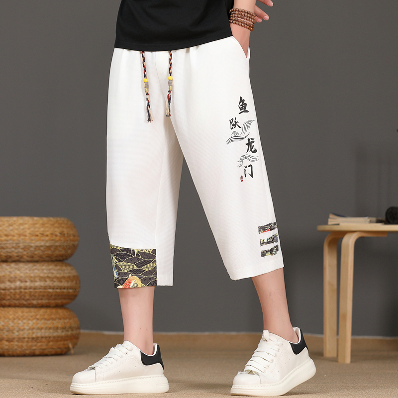 Men's Summer Ice Silk Thin Cas - Urban Ethnic Fashion 评论和价格