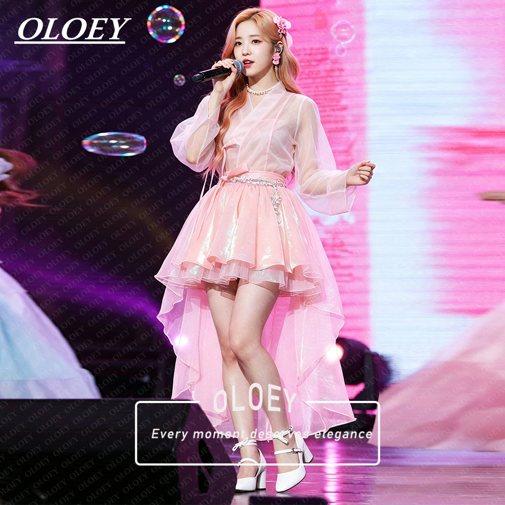 OLOEY Modern Pink Short Concer - Hanbok Modern Set 评论和价格